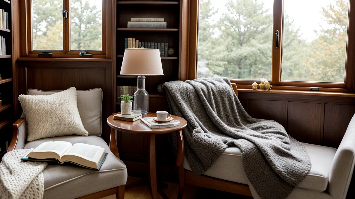 Natural remedies for dry eyes after months of reading, with reading glasses resting on a well-worn book