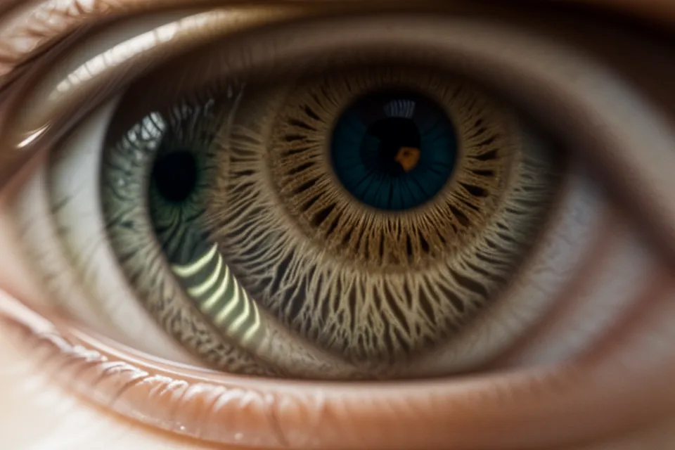 Magnifying glass over small book text, illustrating presbyopia and the reading strain of aging vision