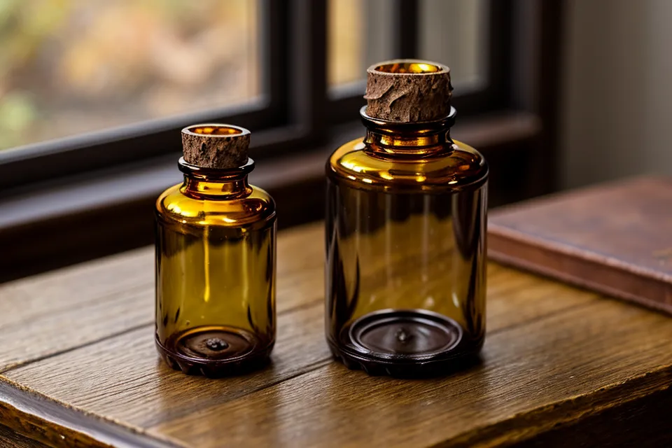 Supplement bottle next to a stack of books in a sunlit room.