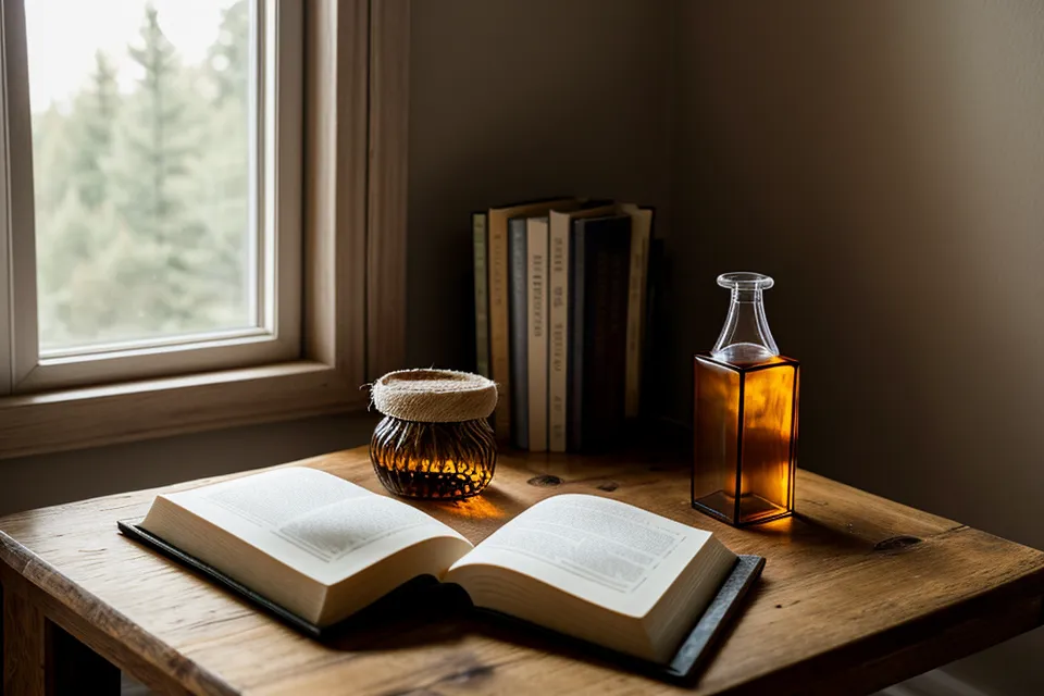 VisiFlora eye vitamin bottle next to reading glasses and a crossword puzzle, part of an over-50 wellness routine