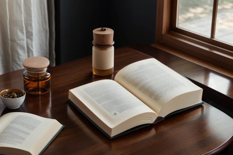 Reading glasses resting on a stack of graded papers, a familiar routine tied to aging vision and presbyopia relief